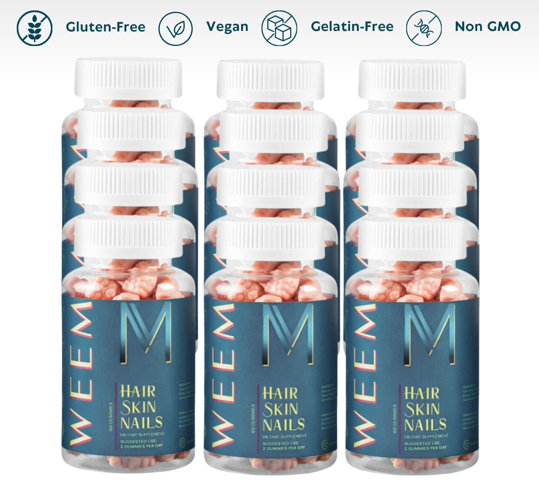 12 Bottles Hair.Skin.Nails
