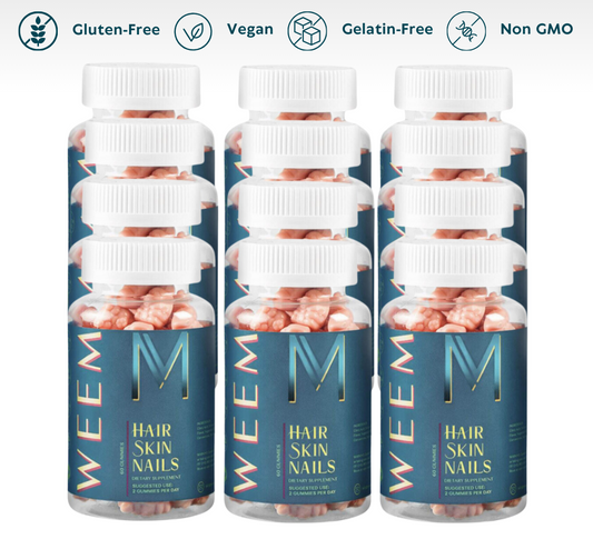 12 Bottles Hair.Skin.Nails
